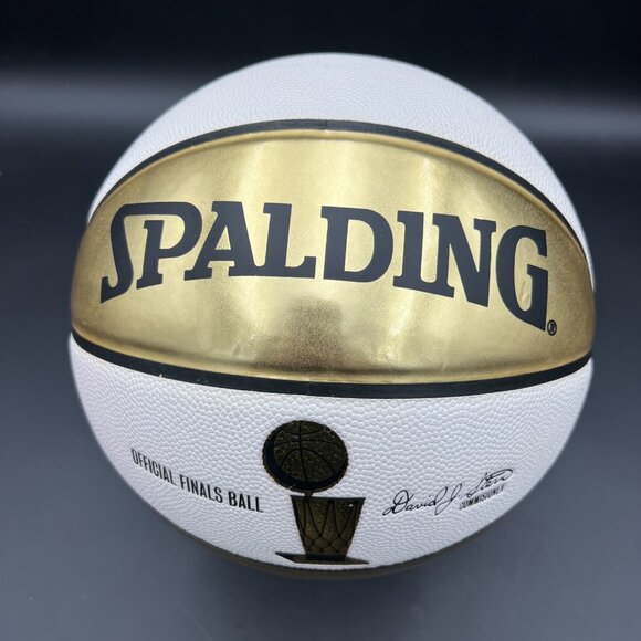 Rare 2005 Spalding NBA White/Gold Official Finals Ball 29.5" Basketball NOS - Picture 4 of 10